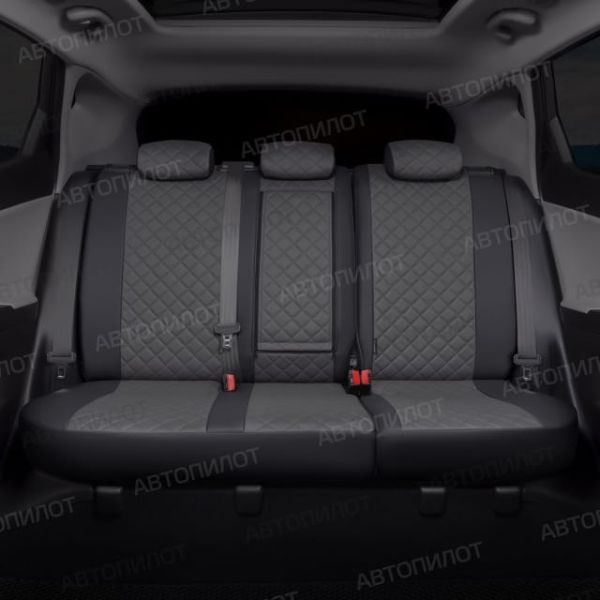 Чехлы Автопилот Экокожа Ромб на Москвич 3 (2022+) Чехлы Автопилот Экокожа Ромб на Москвич 3 (2022+)