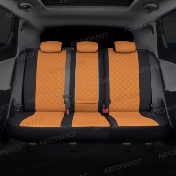 Чехлы Автопилот Экокожа Ромб на Москвич 3 (2022+) Чехлы Автопилот Экокожа Ромб на Москвич 3 (2022+)