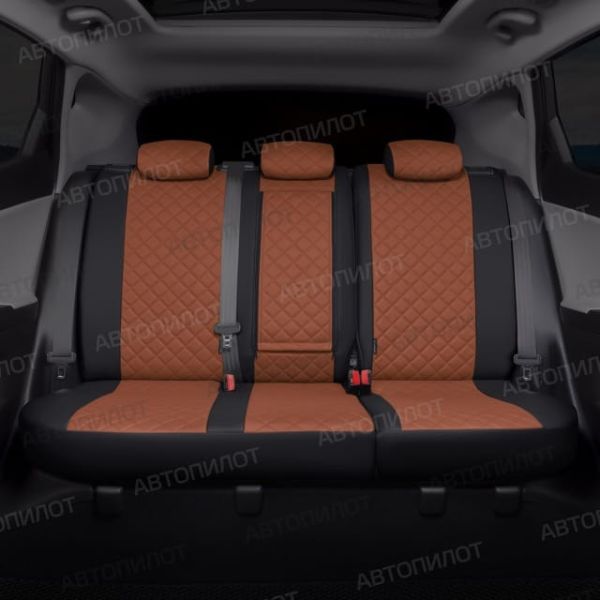 Чехлы Автопилот Экокожа Ромб на Москвич 3 (2022+) Чехлы Автопилот Экокожа Ромб на Москвич 3 (2022+)