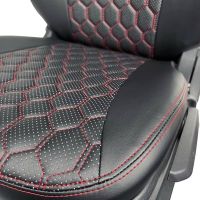 Чехлы Экокожа Ромб на Chevrolet Lanos Чехлы Экокожа Ромб на Chevrolet Lanos