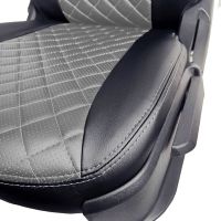 Чехлы Экокожа Ромб на Chevrolet Lanos Чехлы Экокожа Ромб на Chevrolet Lanos