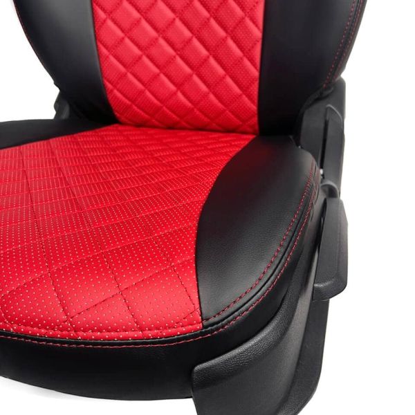 Чехлы Экокожа Ромб на Chevrolet Lanos Чехлы Экокожа Ромб на Chevrolet Lanos