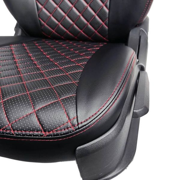 Чехлы Экокожа Ромб на Chevrolet Lanos Чехлы Экокожа Ромб на Chevrolet Lanos